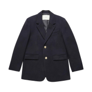 Dunst Classic 2 Button Wool Blazer Navy