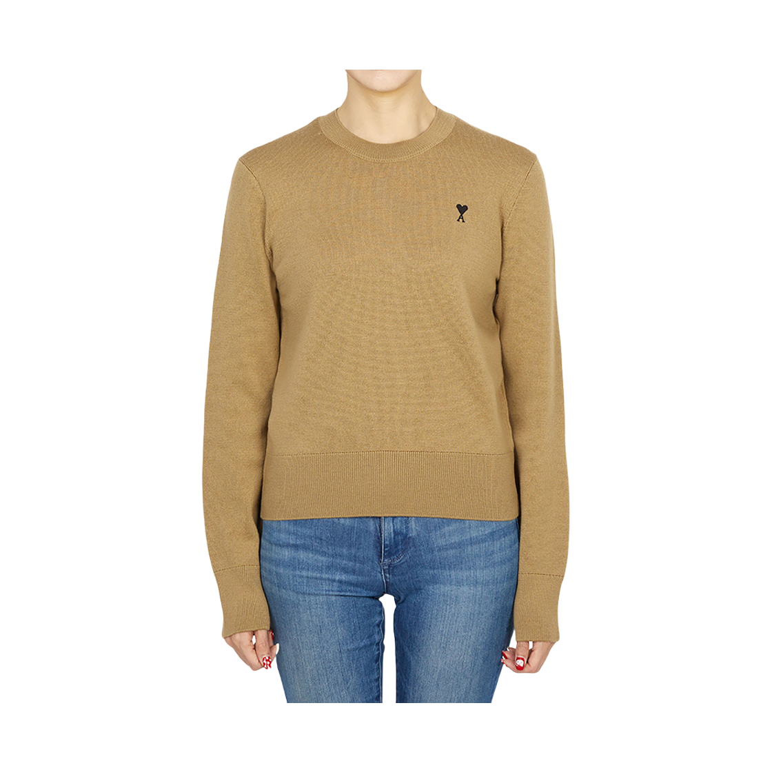 (W) 아미 니트 카멜((W) AMI Knit Camel) - 1