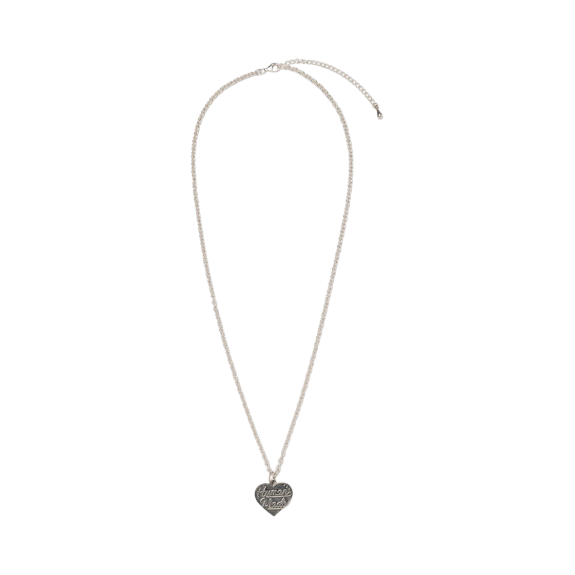 HUMAN MADE HEART SILVER NECKLACE SILVER Human Made Five Heart