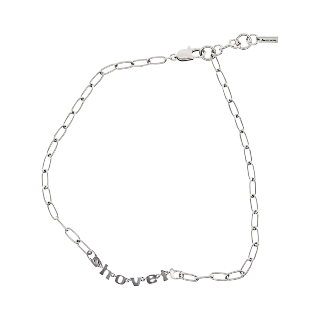 3S3JNC001J13 Heaven by Marc Jacobs Shove It Necklace Aged Silver