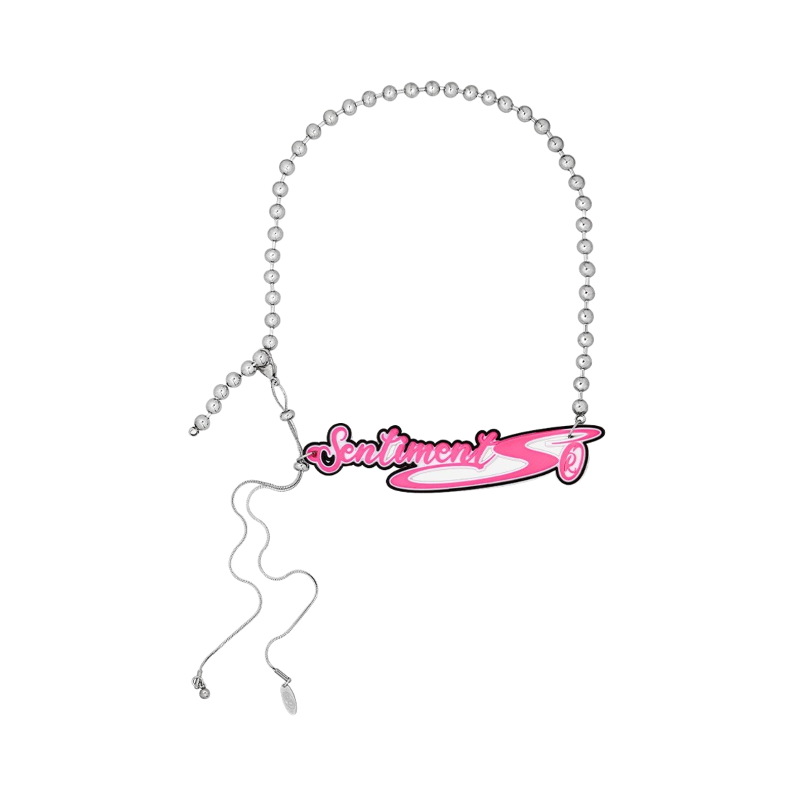 no533p Sentiments No.533 Necklace Pink