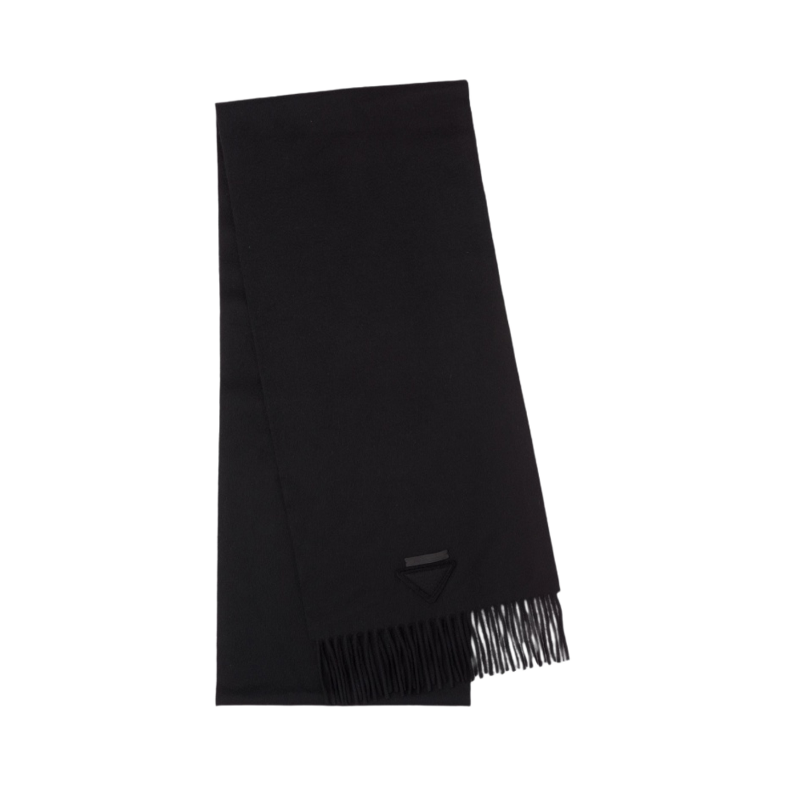 프라다 솔리드 컬러 캐시미어 스카프 블랙(Prada Solid Color Cashmere Scarf Black) - 1
