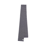 Marithe Francois Girbaud Classic Logo Label Muffler Stripe