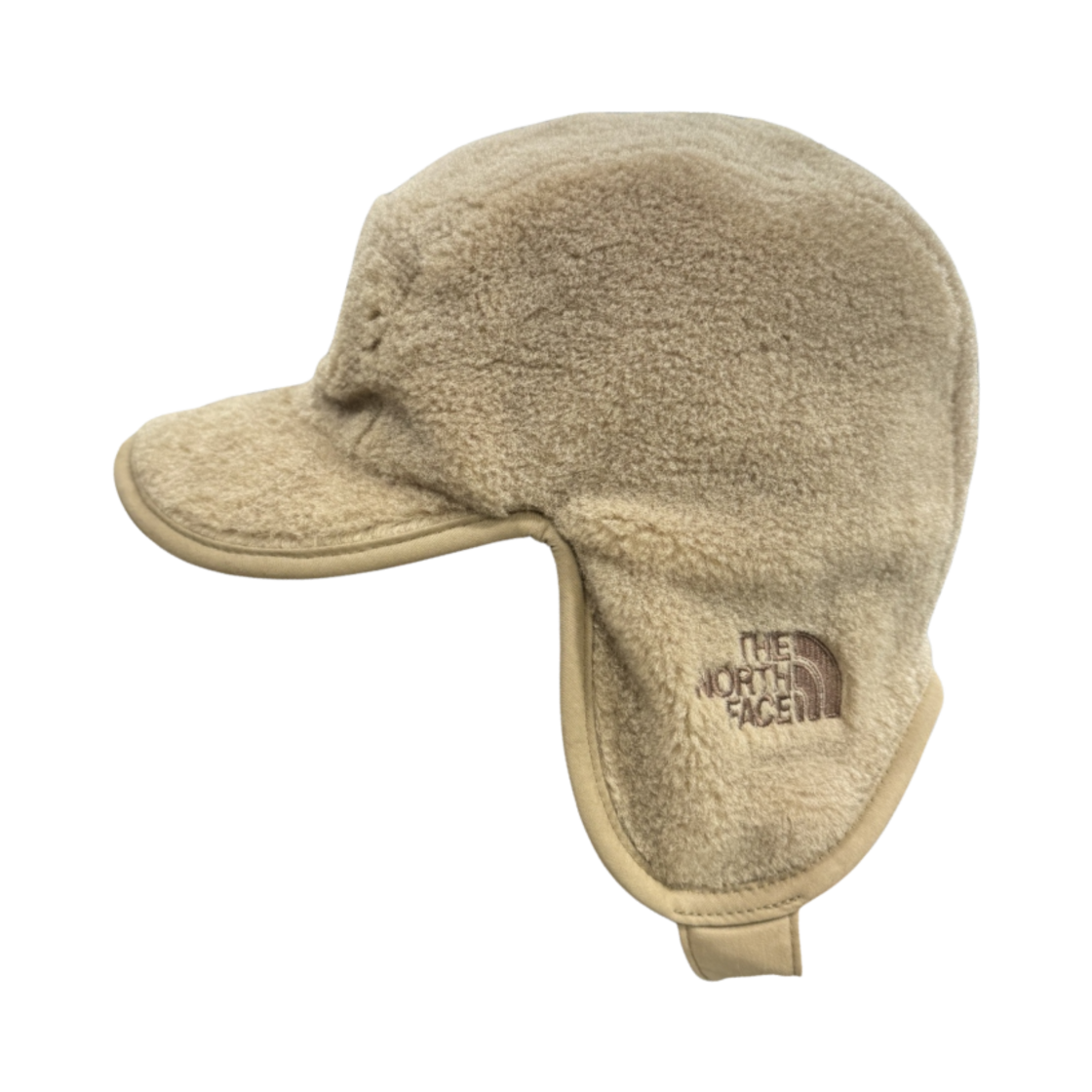 노스페이스 퍼피 플리스 이어머프 캡 베이지