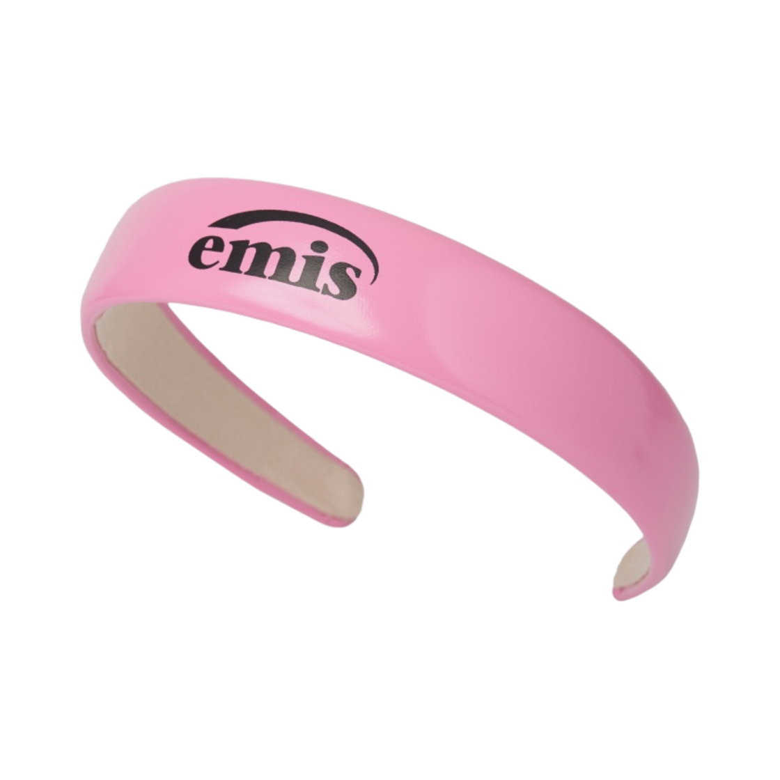 (W) 이미스 에나멜 헤어밴드 핑크((W) Emis Enamel Hairband Pink) - 1