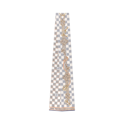 (W) Louis Vuitton Damier Infinity Bandeau Azure Blue