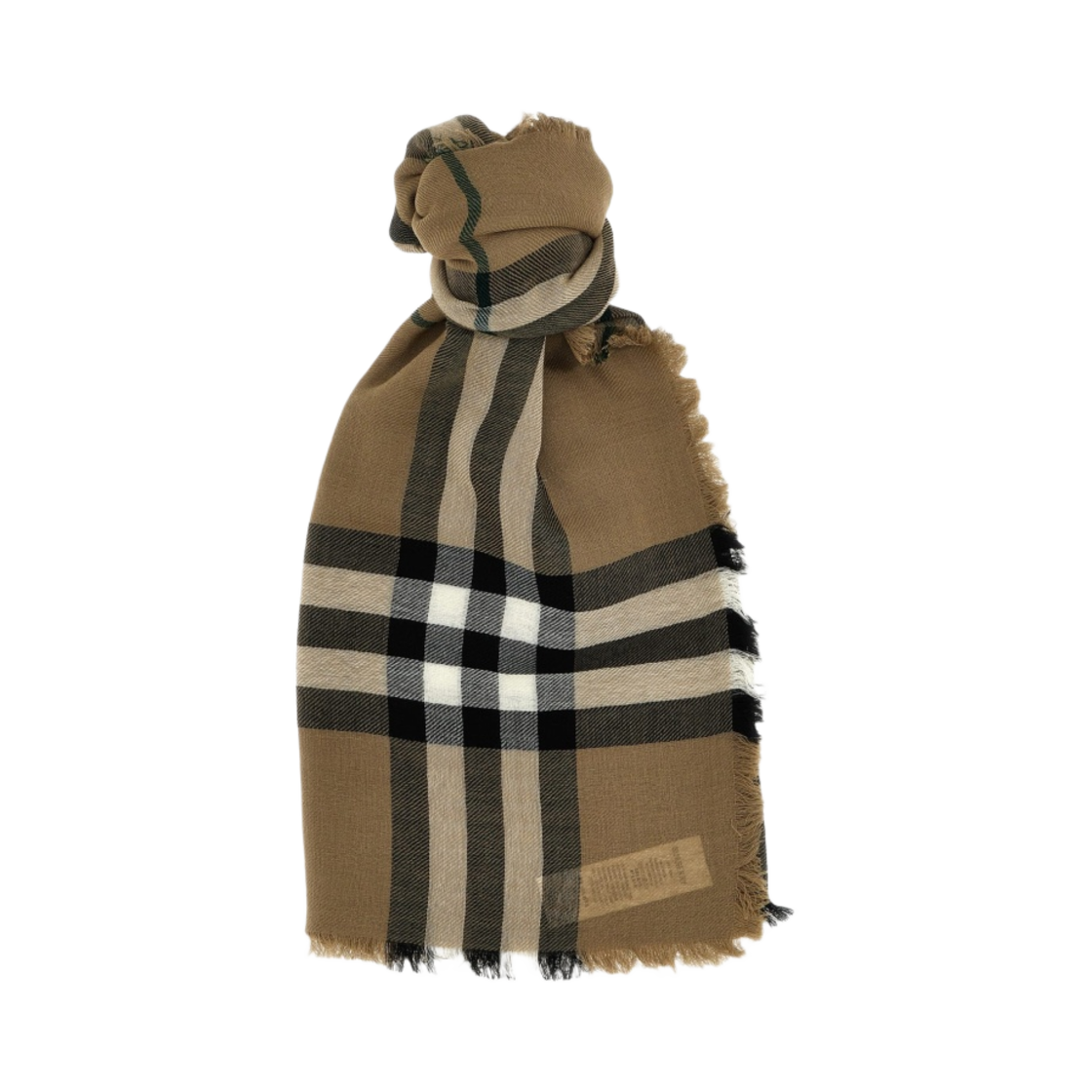 8090725 Burberry Check Wool Scarf Linden