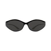 Balenciaga 90s Oval Sunglasses Black