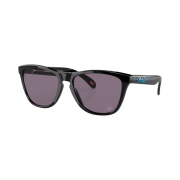 Oakley x Fragment Frogskins Blue Polished Black Frame Prizm Grey Lenses Low Bridge Fit