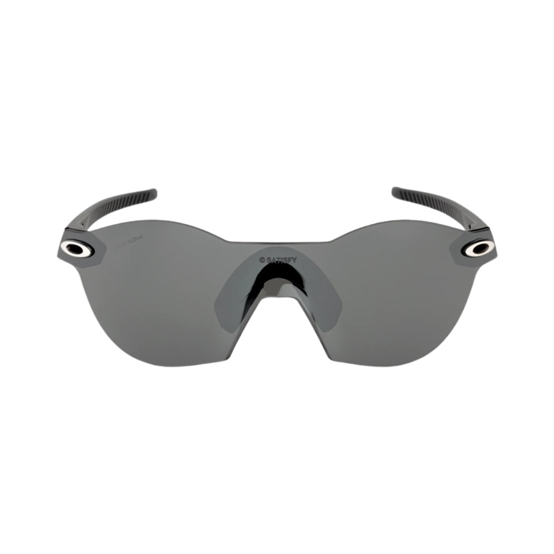 오클리 x 새티스파이 리서브제로 매트 블랙 잉크 프레임 프리즘 블랙 렌즈 유니버셜 핏(Oakley x Satisfy Re:Subzero Matte Black Ink Frame Prizm Black Lenses Universal Fit)