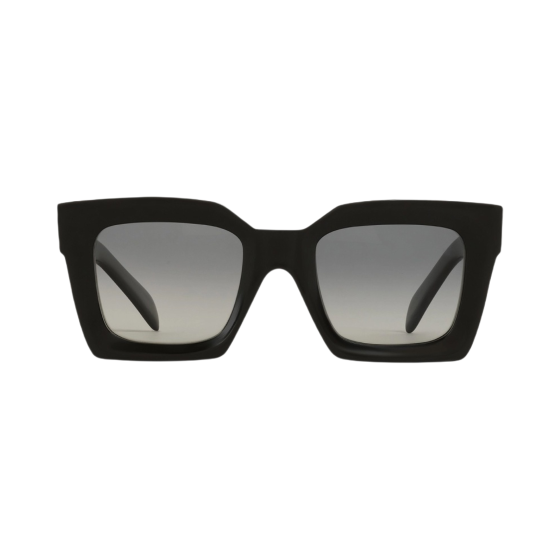 (W) 셀린느 스퀘어 S130 폴러라이즈드 렌즈 아세테이트 선글라스 블랙((W) Celine Square S130 Sunglasses in Acetate with Polarized Lenses Black) - 1