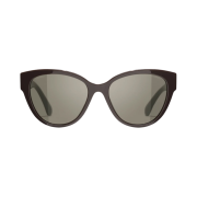 Chanel Butterfly Sunglasses Acetate & Brown Frame Brown Lenses Asian Fit