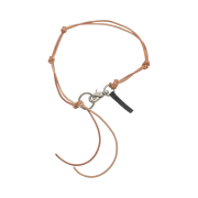 Our Legacy Ladon Leather Key Chain Brown