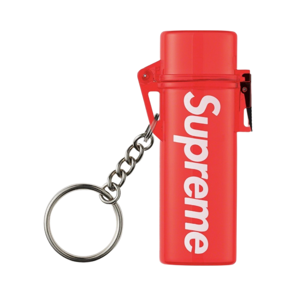 - Supreme Waterproof Lighter Case Keychain Red - 20SS - 대표 이미지 #1