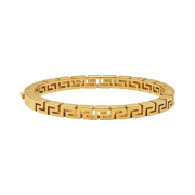 (W) Versace Greca Bangle Bracelet Gold