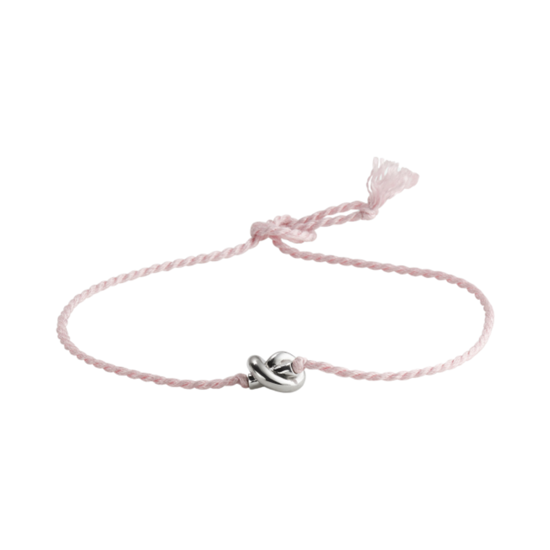보테가 베네타 프렌드쉽 실크 브레이슬릿 실버 발레리나(Bottega Veneta Friendship Silk Bracelet Silver Ballerina)