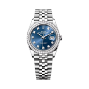 Rolex Datejust 36mm 126284 Bright Blue Diamond-Set Jubilee