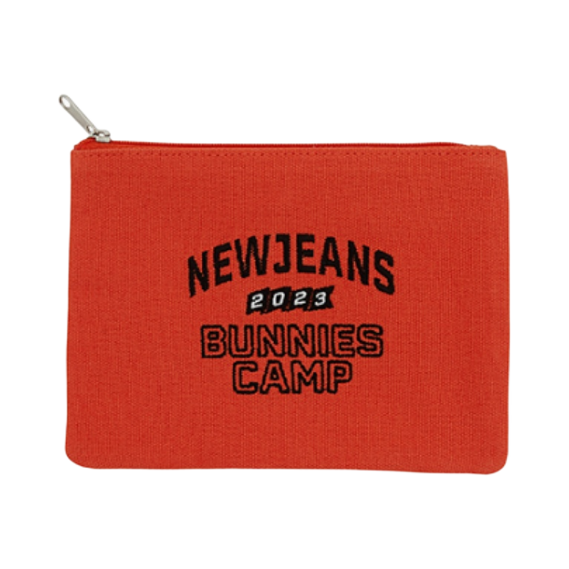 뉴진스 버니즈 캠프 패브릭 파우치 오렌지(NewJeans Bunnies Camp Fabric Pouch Orange)