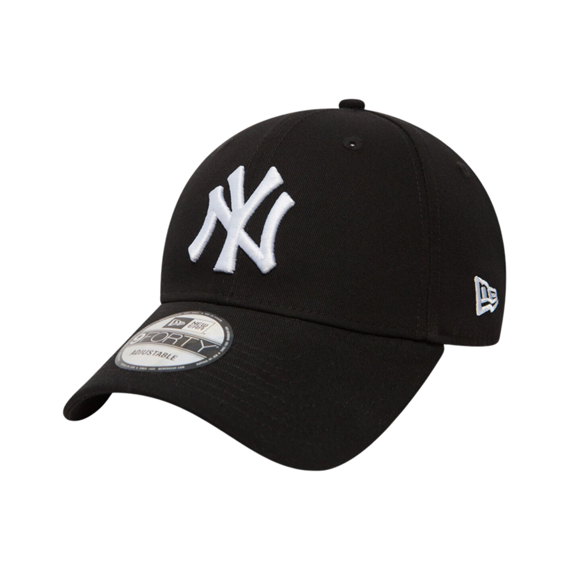 뉴에라 어드저스터블 9포티 뉴욕 양키스 에센셜 캡 블랙(New Era Adjustable 9Forty New York Yankees Essential Cap Black)