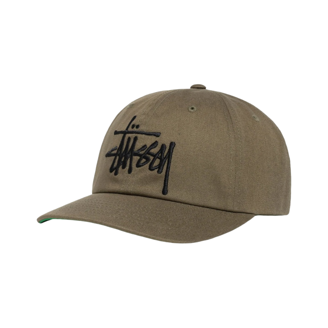 스투시 로우 프로파일 빅 베이직 스냅백 라이트 올리브(Stussy Low Profile Big Basic Snapback Light Olive) - 2