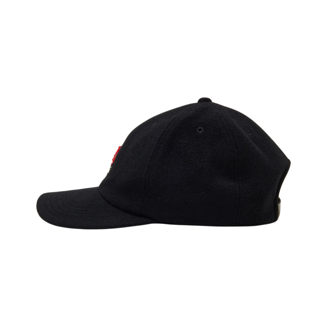 언더커버 x 산리오 UC2D8H01-2 마이 멜로디 울 베이스볼 캡 블랙(Undercover x Sanrio UC2D8H01-2 My Melody Wool Baseball Cap Black) - 2