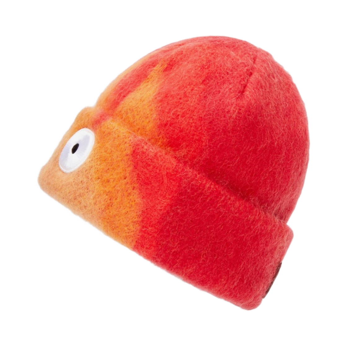 로에베 x 하울의 움직이는 성 캘시퍼 모헤어 울 블렌드 비니 오렌지 레드(Loewe x Howl's Moving Castle Calcifer Beanie in Mohair and Wool Blend Orange Red) - 3