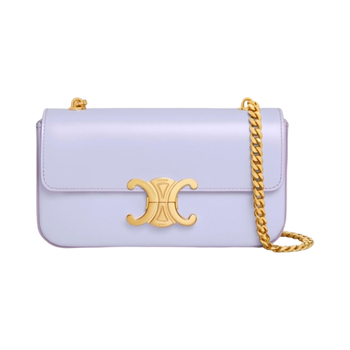 셀린느 체인 숄더백 클로드 샤이니 카프스킨 라이트 라벤더(Celine Chain Shoulder Bag Claude in Shiny Calfskin Light Lavender) - 1