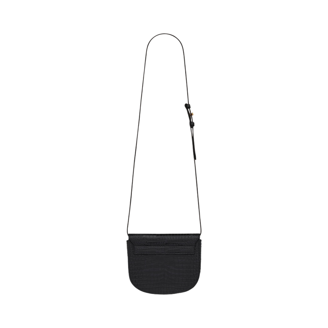 생로랑 샤이니 크로커다일 엠보스 레더 카이아 스몰 사첼백 블랙(Saint Laurent Kaia Small Satchel in Shiny Crocodile-Embossed Leather Black) - 3