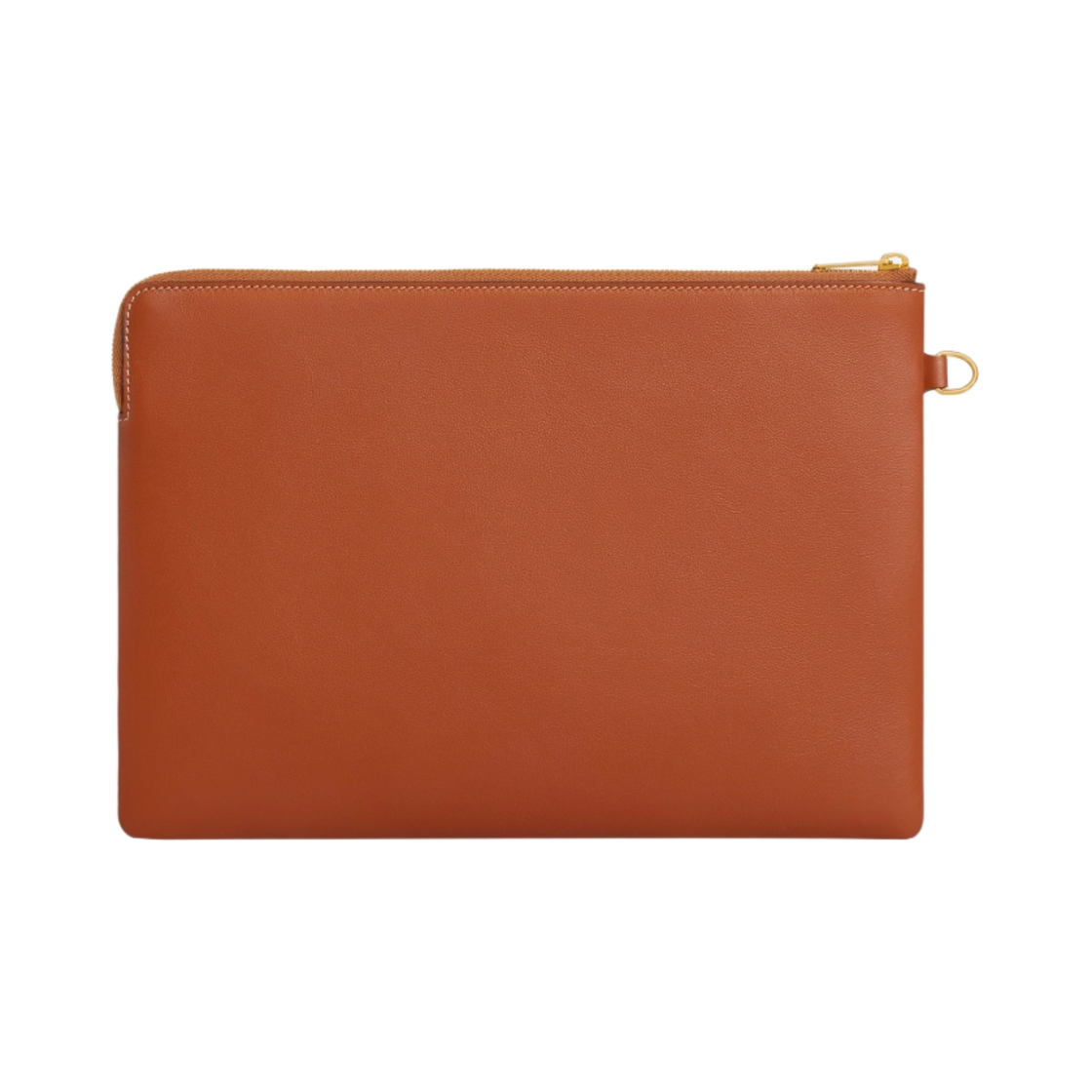 셀린느 스무스 카프스킨 스트랩 스몰 파우치 탄(Celine Small Pouch with Strap in Smooth Calfskin Tan) - 4