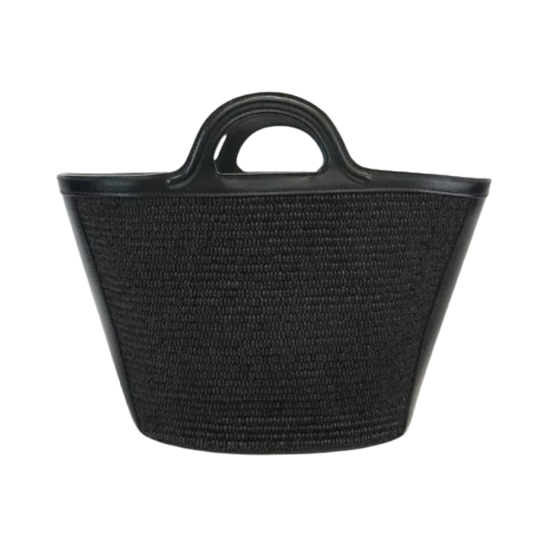 마르니 레더 & 라피아 트로피칼리아 스몰백 블랙(Marni Leather & Raffia Tropicalia Small Bag Black) - 3