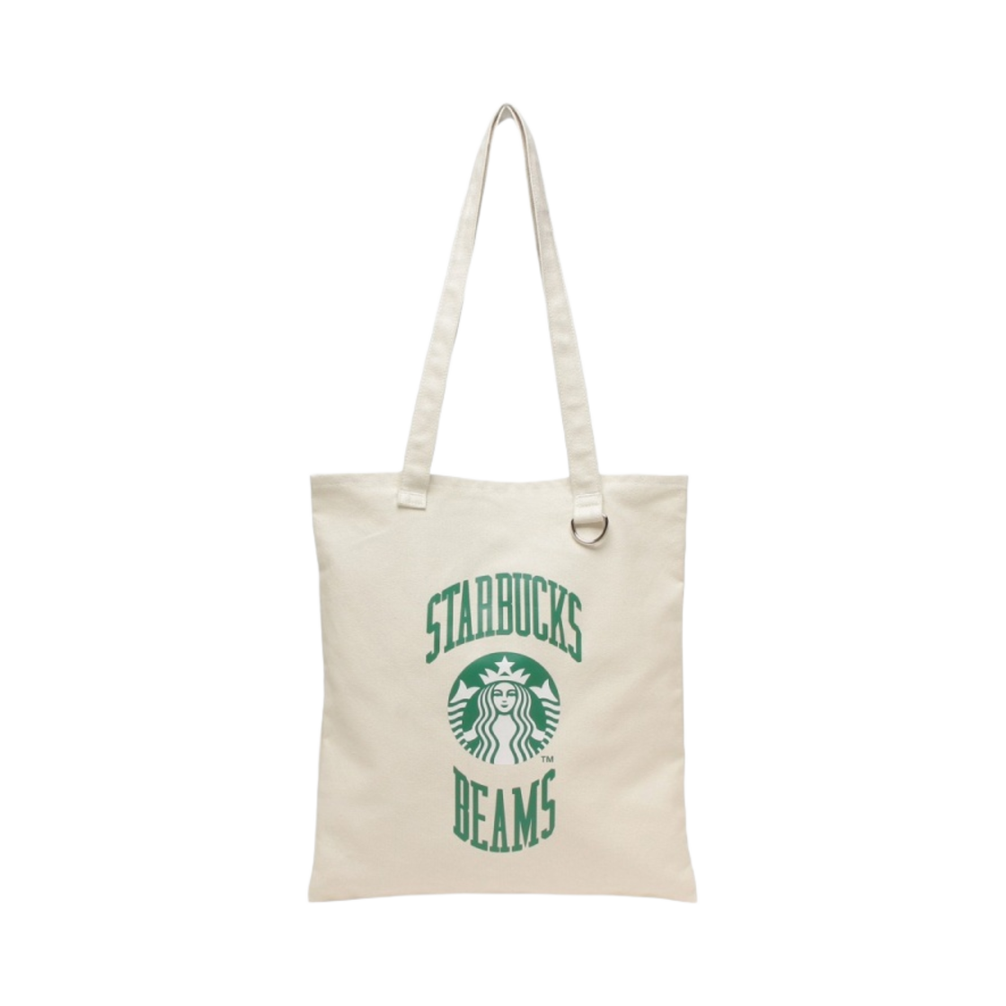 스타벅스 x 빔즈 토트백 컬리지 디자인 베이지(Starbucks x Beams Tote Bag College Design Beige)