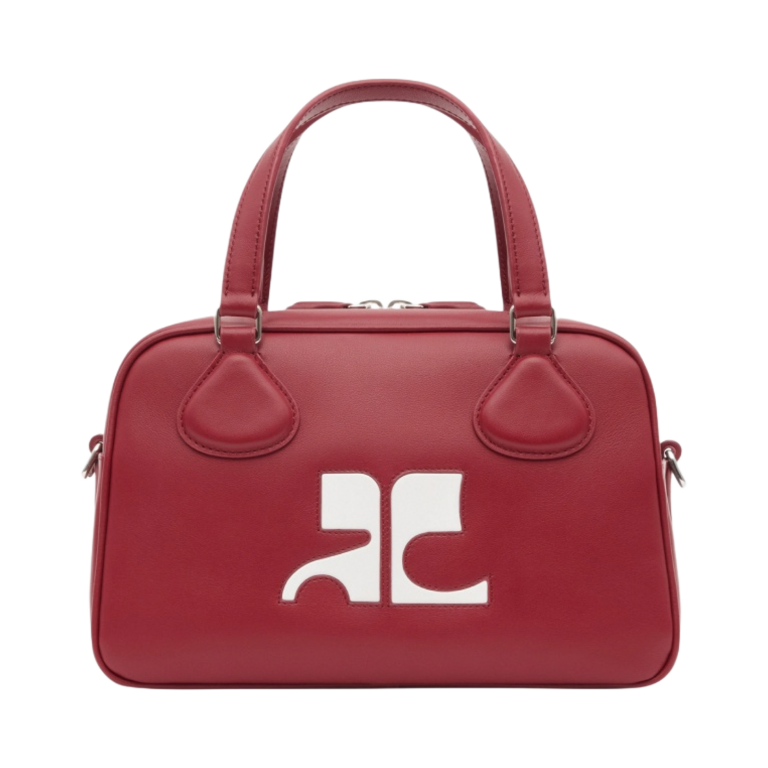 PERGSA062CR00454034 Courreges Reedition Bowling Bag Red