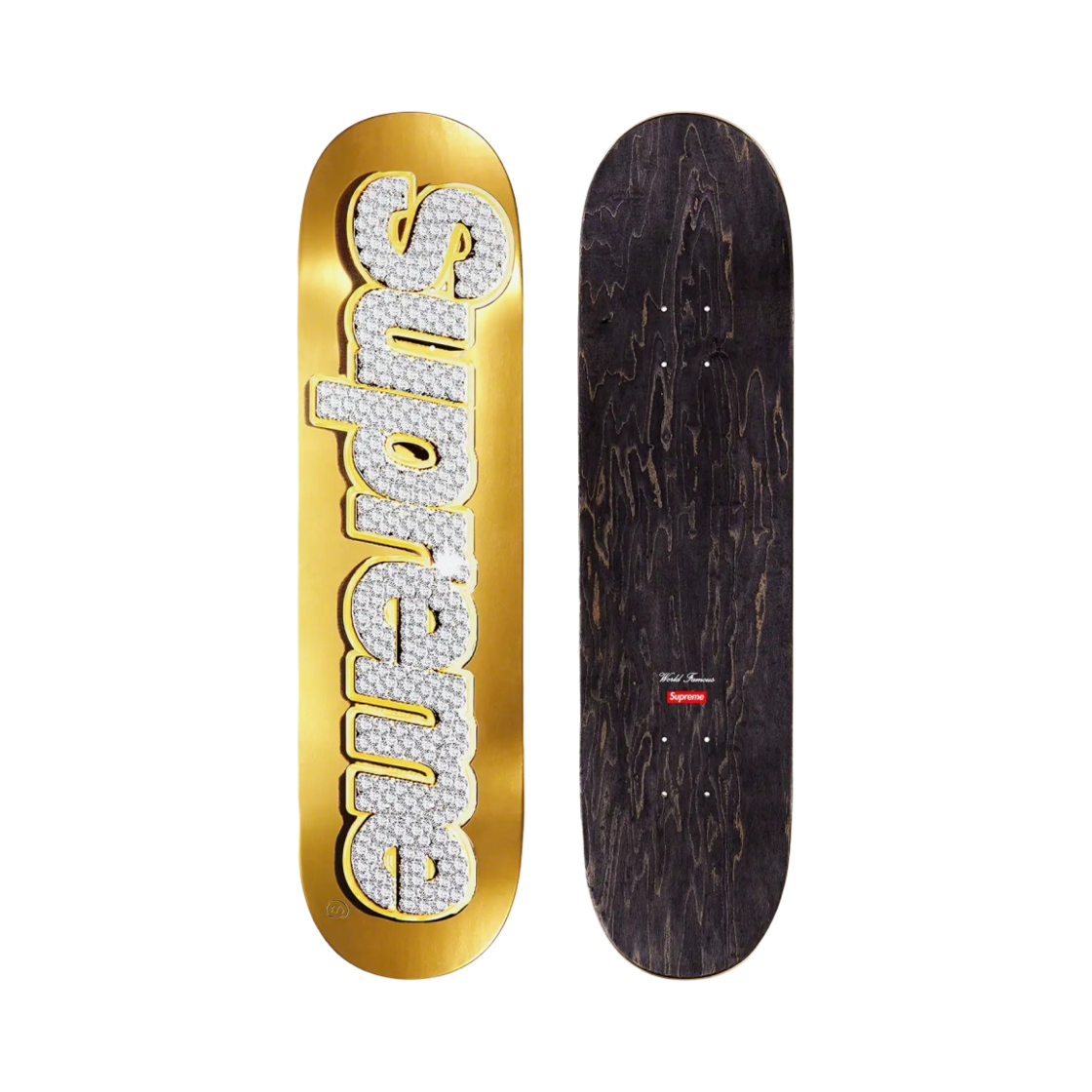 スケートボード Supreme 22SS Bling Box Logo Skate Deck Supreme 22SS Bling Box Logo Skate Deck