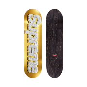 Supreme Bling Box Logo Skateboard Deck Gold - 22SS