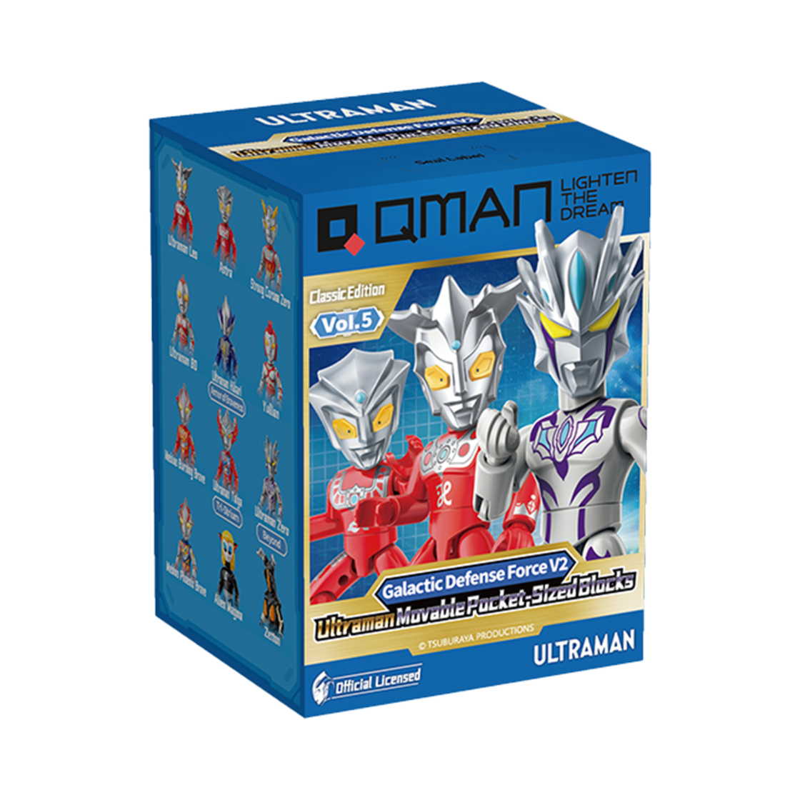 큐만 울트라맨 겔라틱 디펜스 포스 (랜덤팩)(QMAN Ultraman Gelatic Defense Force (Random Pack))