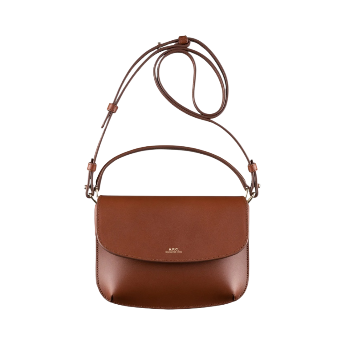 아페쎄 사라 숄더 A 스트랩 미니백 넛 브라운(A.P.C. Sarah Shoulder A Strap Mini Bag Nut Brown) - 1