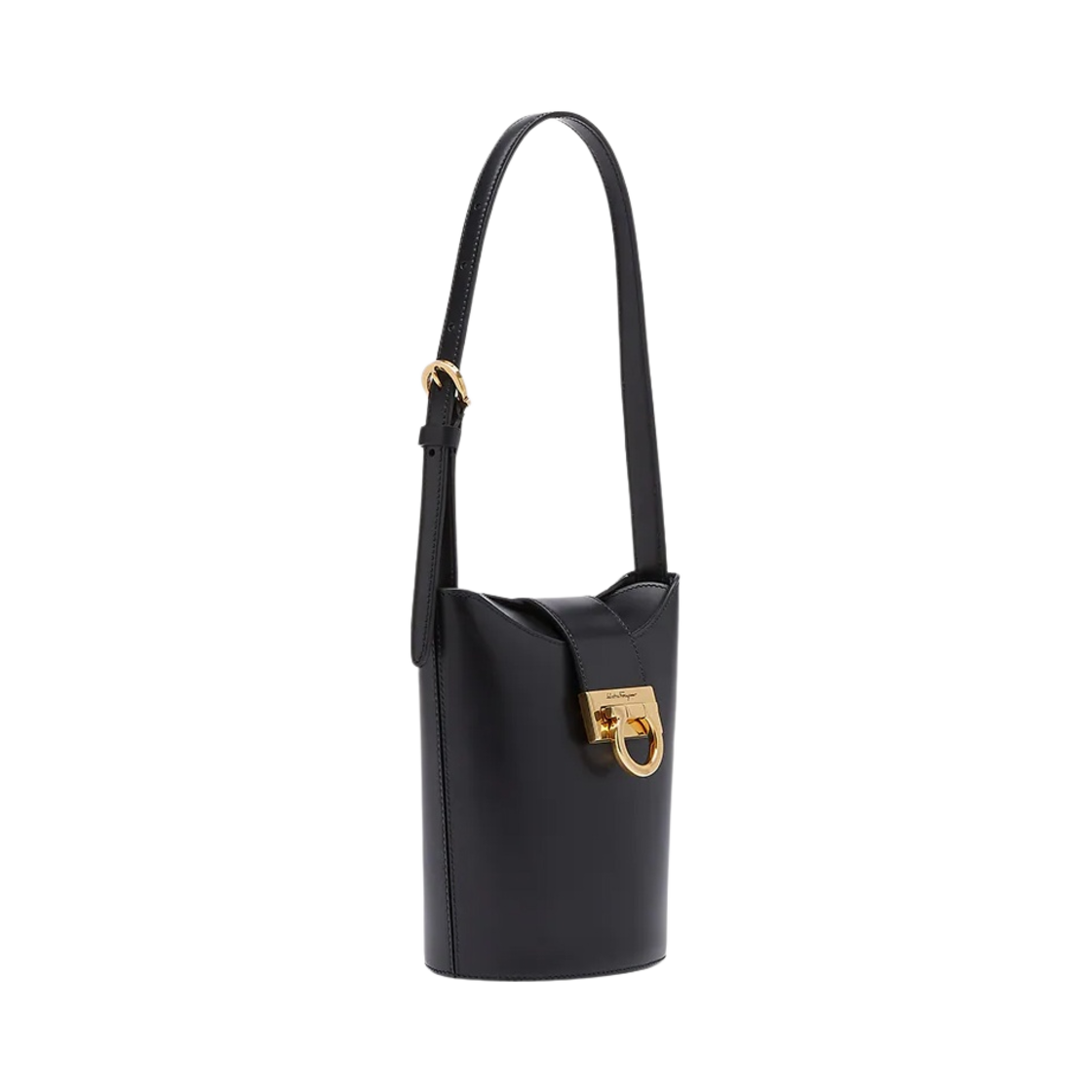 페라가모 스몰 트리폴리오 숄더백 블랙(Ferragamo Small Trifolio Shoulder Bag Black) - 2