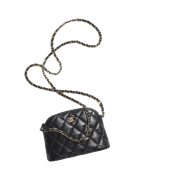 Chanel Clutch with Chain Lambskin & Gold Black