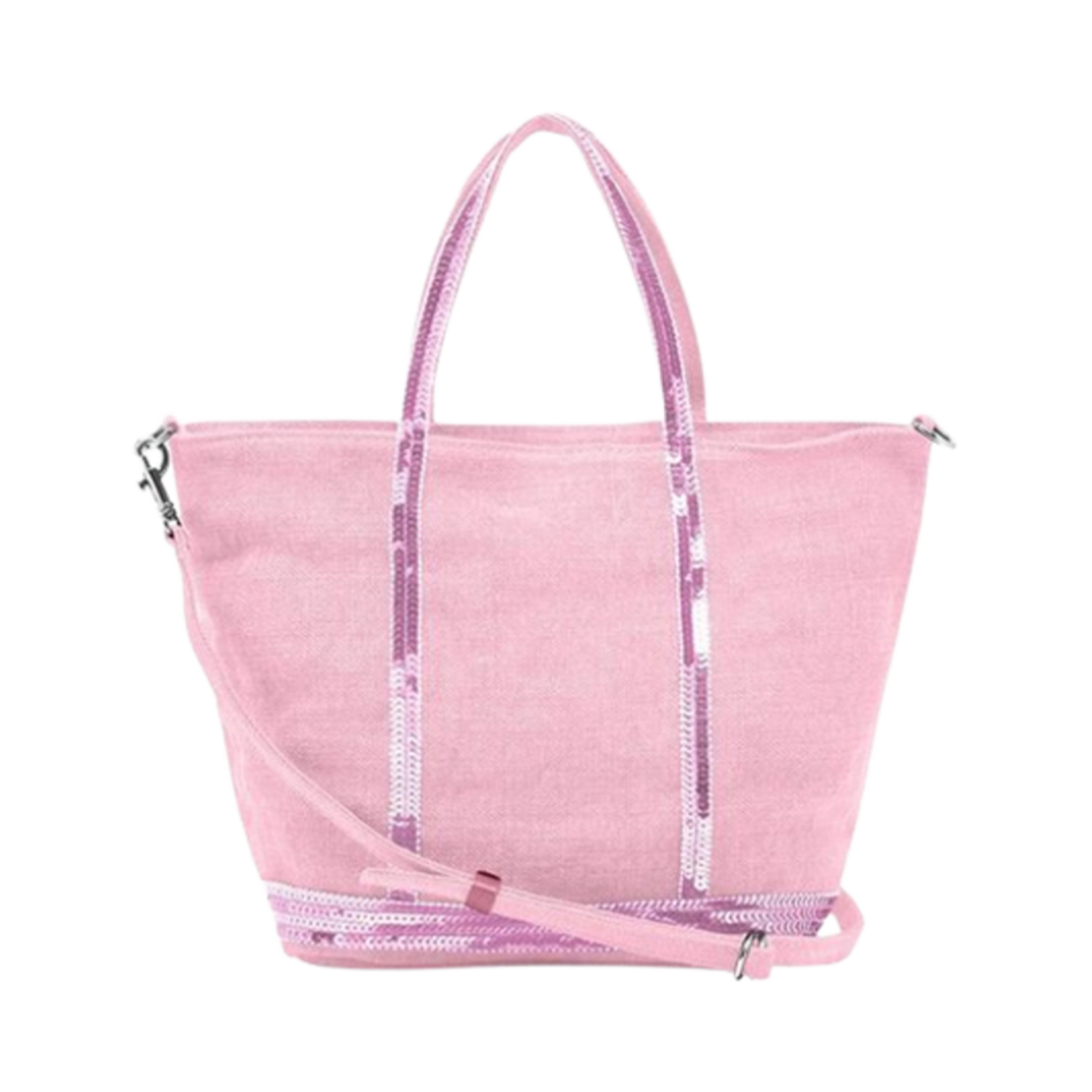 0PVE31-V40435-480 Vanessa Bruno Linen S Cabas Tote Pink