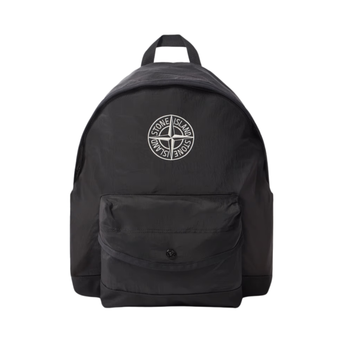 K1S1692000-02S0064-V0029 (Kids) Stone Island 9200002 Nylon Metal in Econyl Backpack with Compass Embroidery Padded Straps Black - 25SS