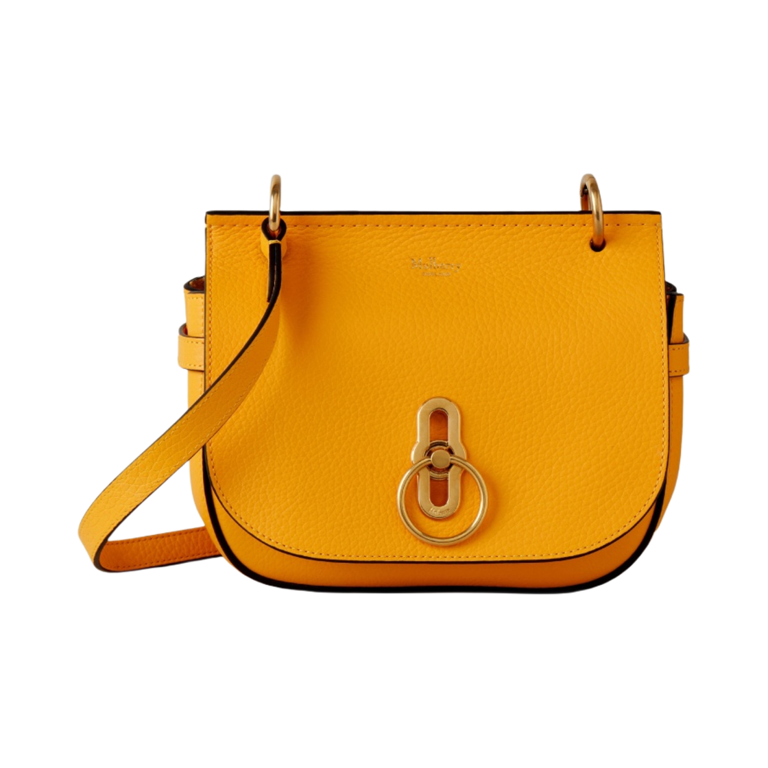 멀버리 헤비 그레인 스몰 앰벌리 사첼 더블 옐로우(Mulberry Heavy Grain Small Amberley Satchel Double Yellow)