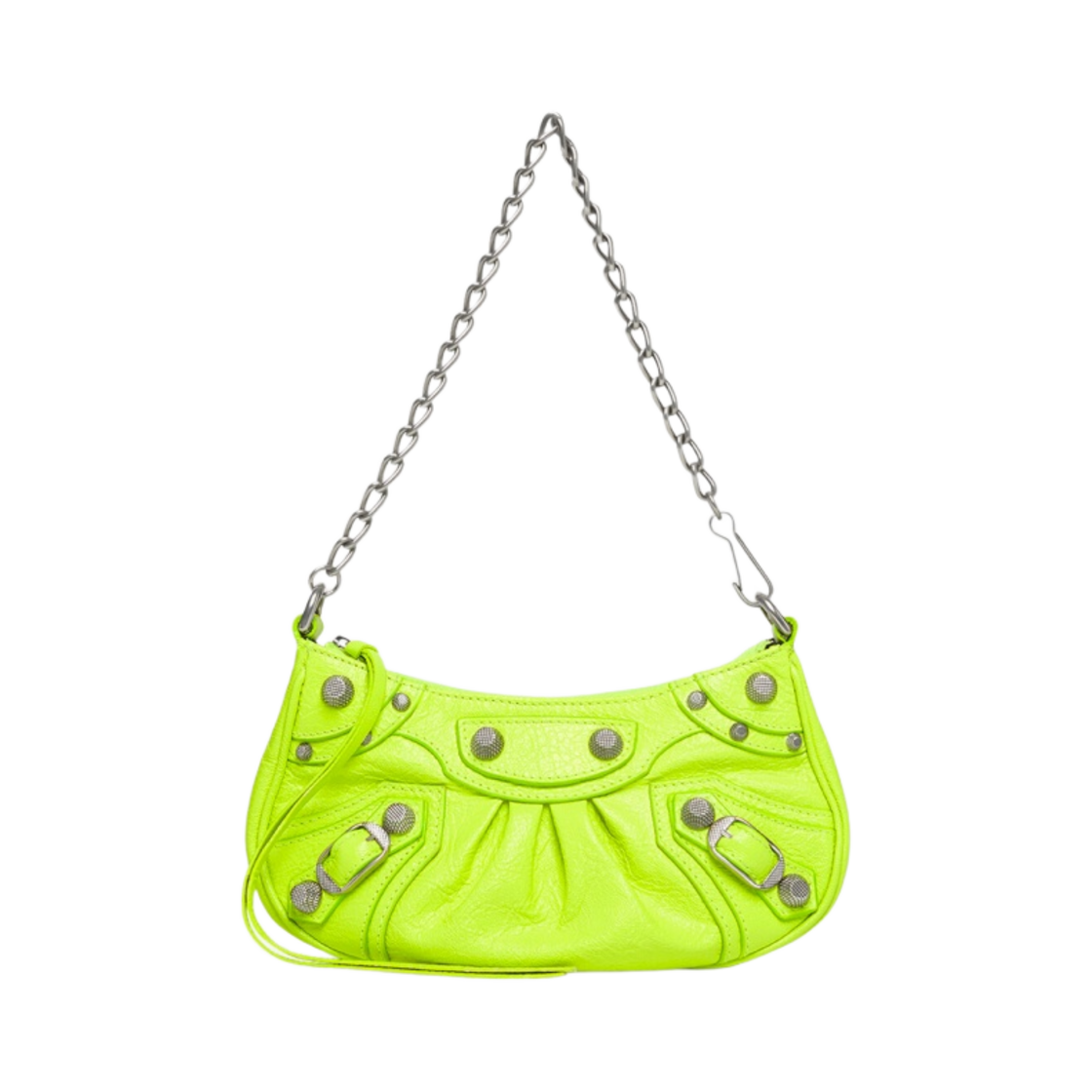 발렌시아가 르 카골 체인 미니백 체인 옐로우(Balenciaga Le Cagole Mini Bag with Chain Yellow) - 1