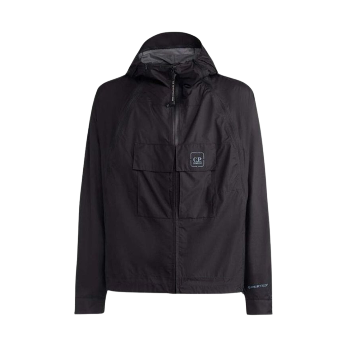 16CLOW037A110033A999 C.P. Company The Metropolis Series Pertex Hooded Bloom Jacket Black - 24SS