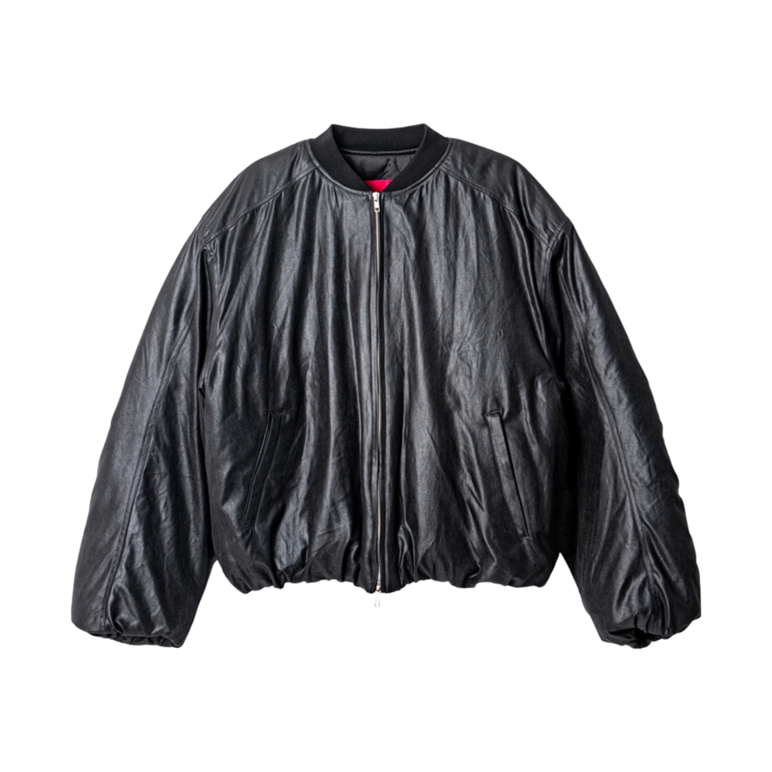 멜로우 백 슬릿 워시드 MA-1 블랙(MELLOW Back slit washed MA-1 BLACK)