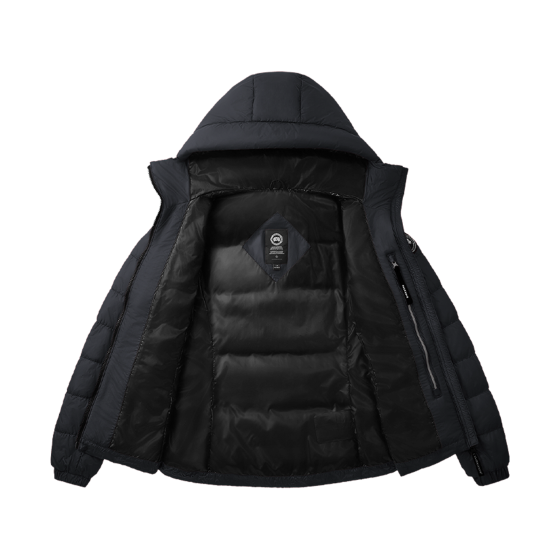 (W) 캐나다 구스 애보트 후디 블랙 라벨 네이비((W) Canada Goose Abbott Hoody Black Label Navy) - 2