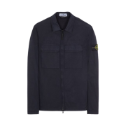 Stone Island 10210 Double Pocket Cotton Overshirt Navy Blue - 23SS