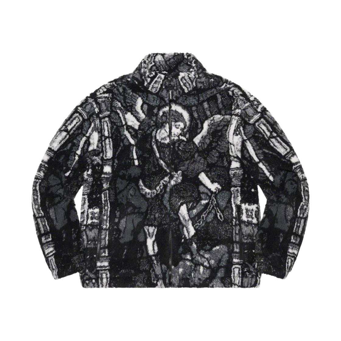슈프림 세인트 미카엘 플리스 자켓 블랙 21SS Supreme KREAM - Main Image