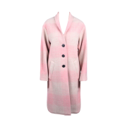 (W) Isabel Marant Gabriel Wool Coat Light Pink - 24SS
