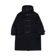 London Tradition Milford Mens Oversize Duffle Coat Navy BW 28