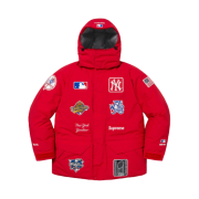 Supreme x New York Yankees Gore-Tex 700-Fill Down Jacket Red - 21FW